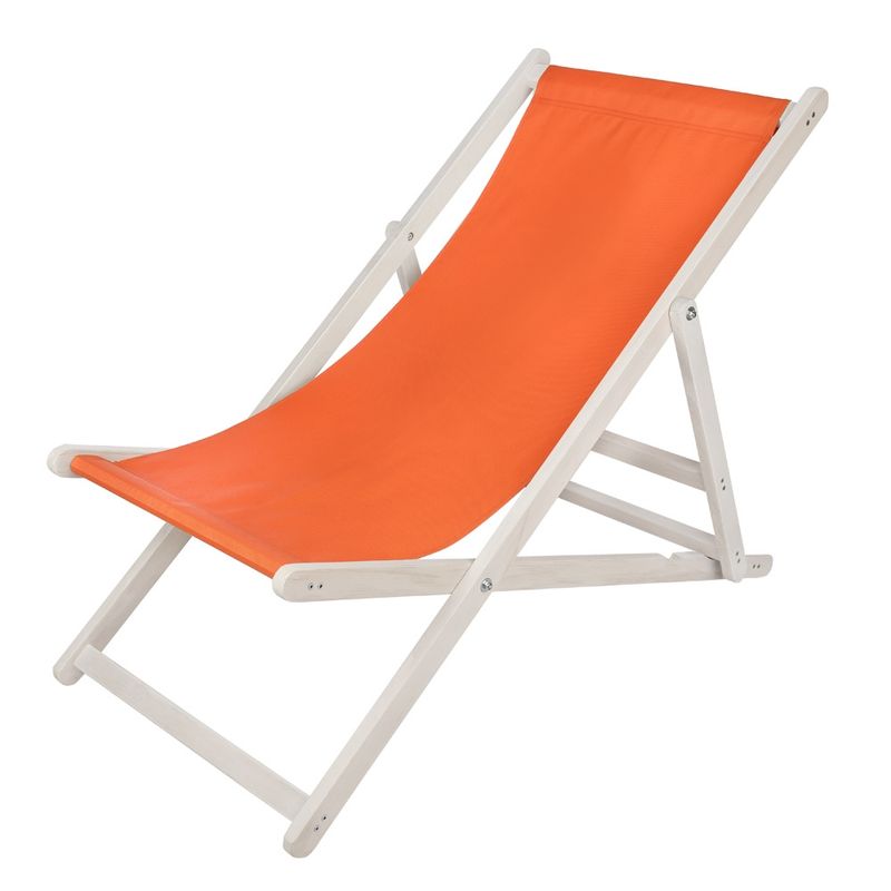 Ležalnik za plažo - oranžen