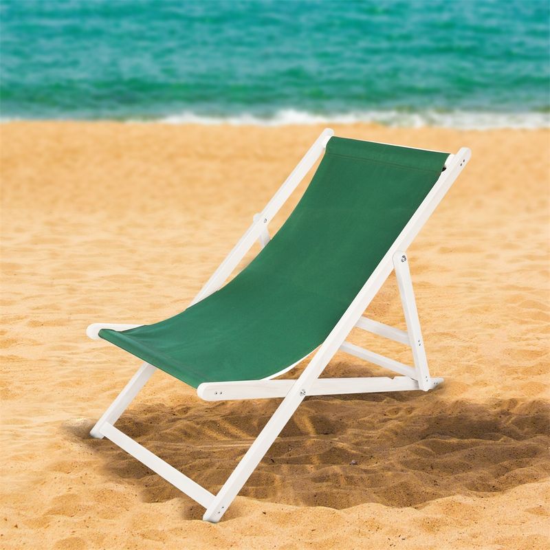 Ležalnik za plažo - zelen