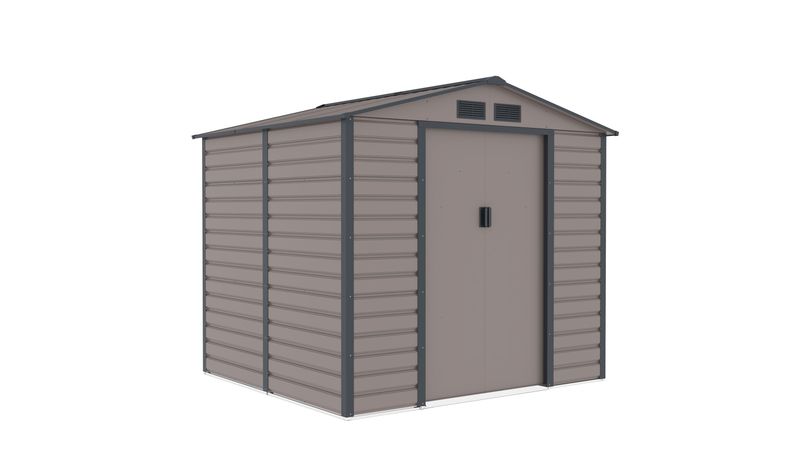​Vrtna kovinska hiška-uta-lopa 3,67 m² - 2,0 m x 1,8 m - SIVA