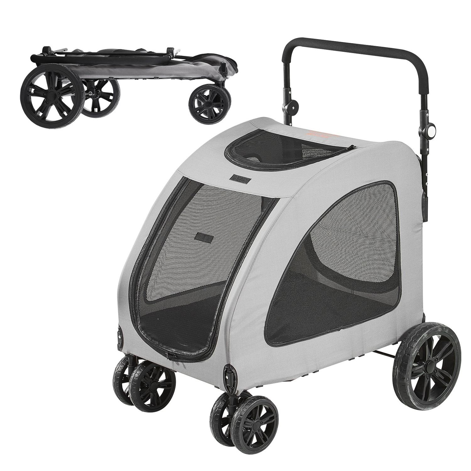Voziček za pse - nosilnost 73 kg