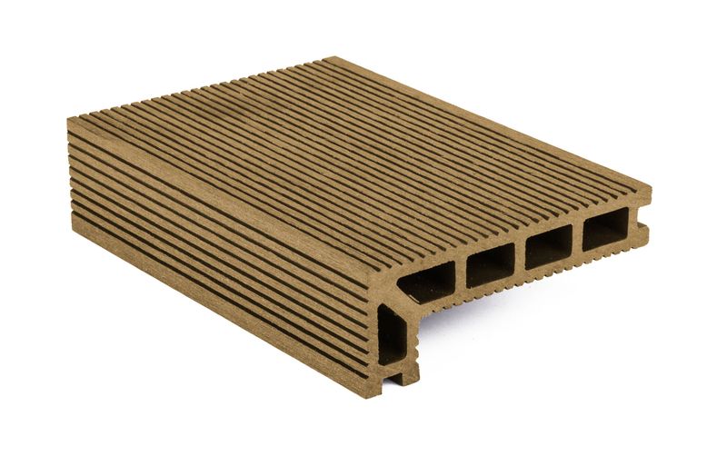 Končna WPC terasna deska 2,5 x 14 x 400 cm, Cumaru