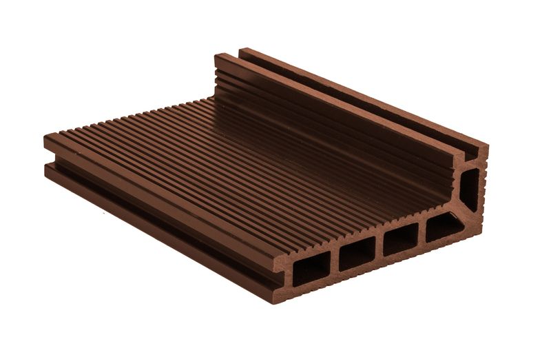 Končna WPC terasna deska 2,5 x 14 x 400 cm, češnja