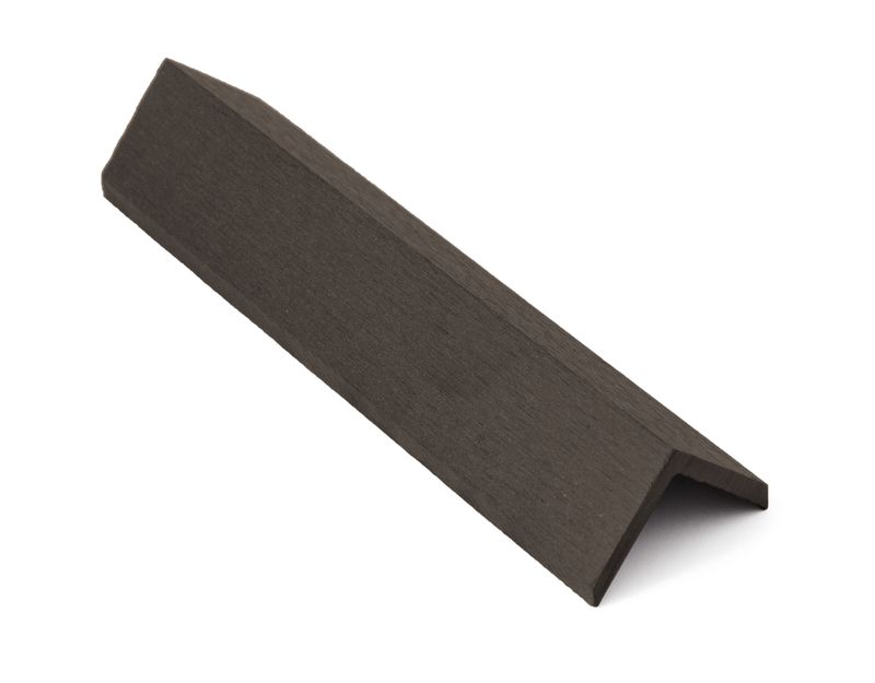 WPC končna letev 4,5 x 4,5 x 300 cm, temni les