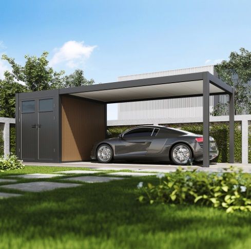 TOP ALU CARPORT – AVTO NADSTREŠEK + LOPA (UTA) – 3 x 7,2m