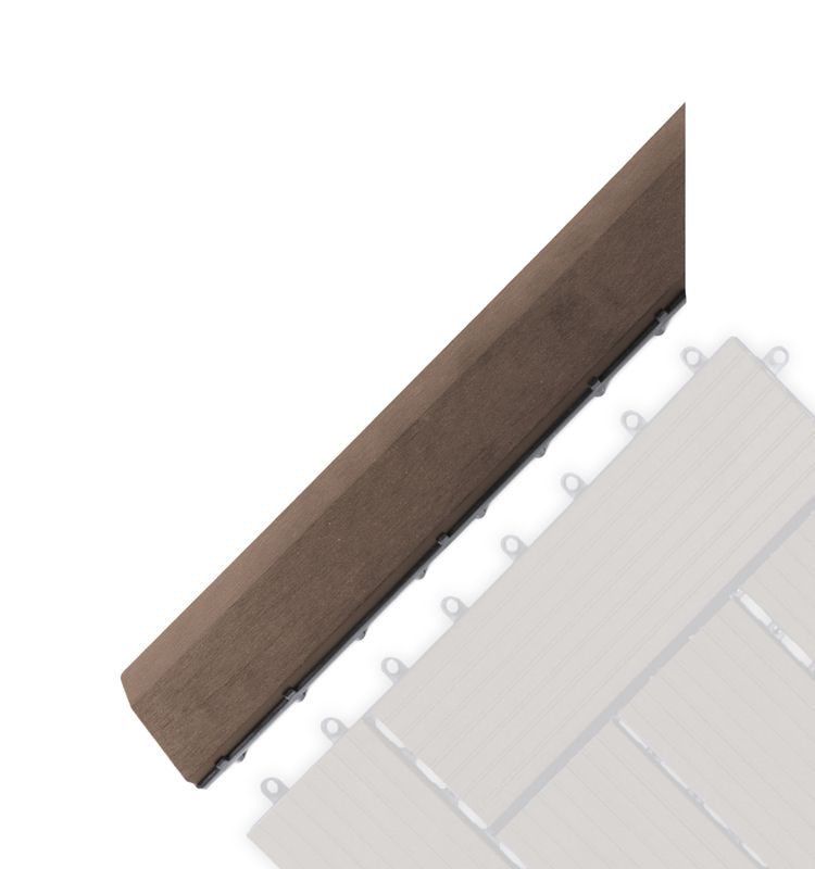 Prehodna letev Indijski tik za WPC ploščice 38,5 x 7,5 cm