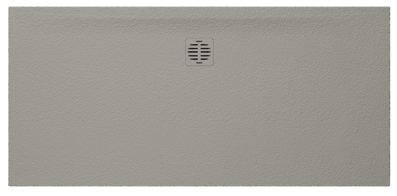 Aquaestil tuš kad Stone 170×100 (centralni odtok), cement