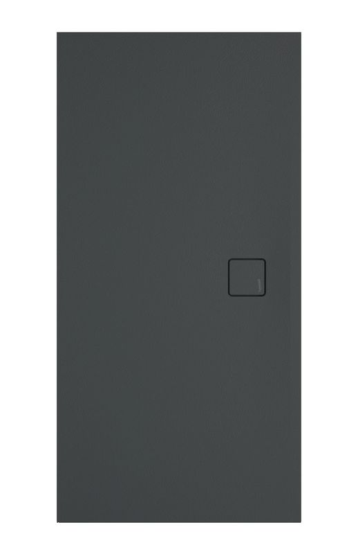 Aquaestil tuš kad Stone DeLuxe 180×90 (centralni odtok), črna