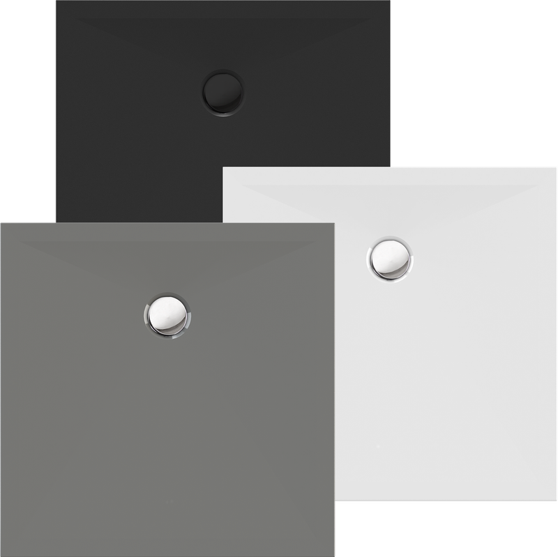 Aquaestil tuš kad Flat 100x100, siva