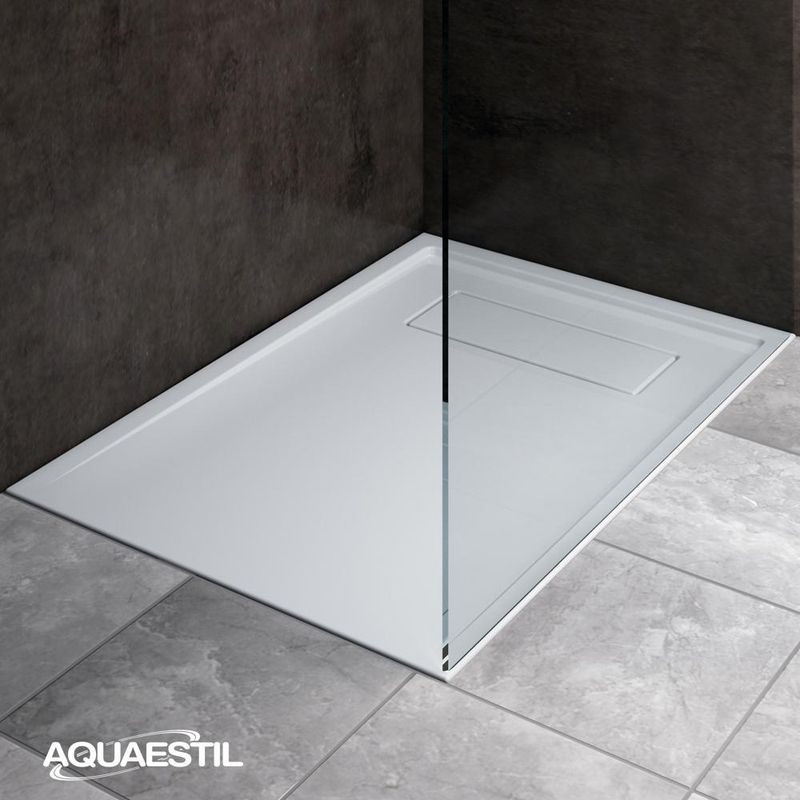 Aquaestil tuš kad Omega 140×70, bela