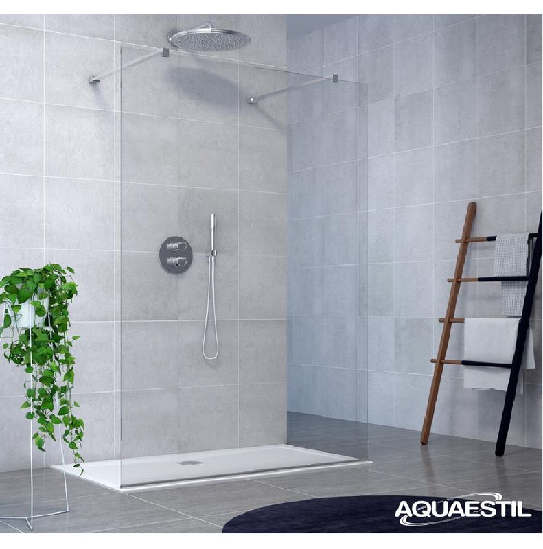 Aquaestil tuš paravan Zenith 120 walk in, srebrna/prozorno