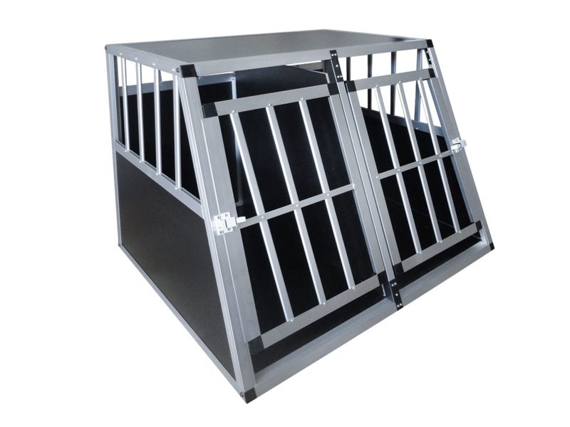DVOJNI box - kletka za psa 104 x 91 x 69 cm