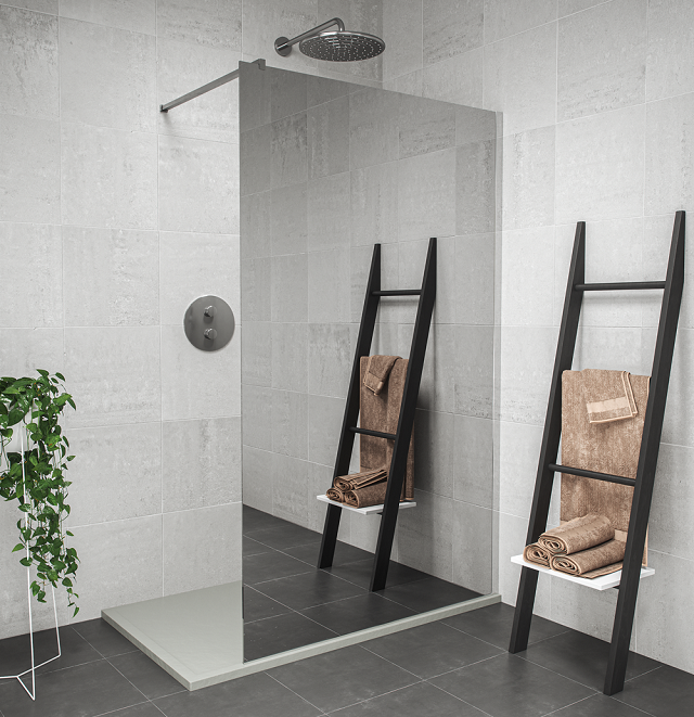 Aquaestil tuš paravan Zenith wall MIRROR 100, srebrna/ogledalo