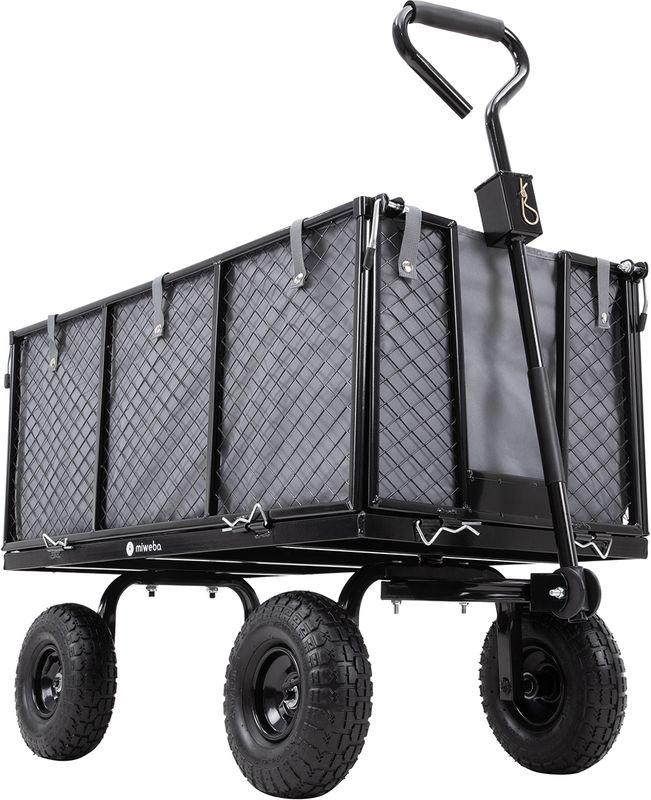 Ročni voziček z nosilnostjo 550 kg - 111 x 52 x 71 cm