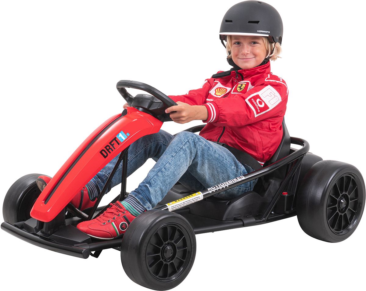 Otroški GOKART, Drift-Kart - v RDEČI ali BELI barvi, Barva: Rdeča