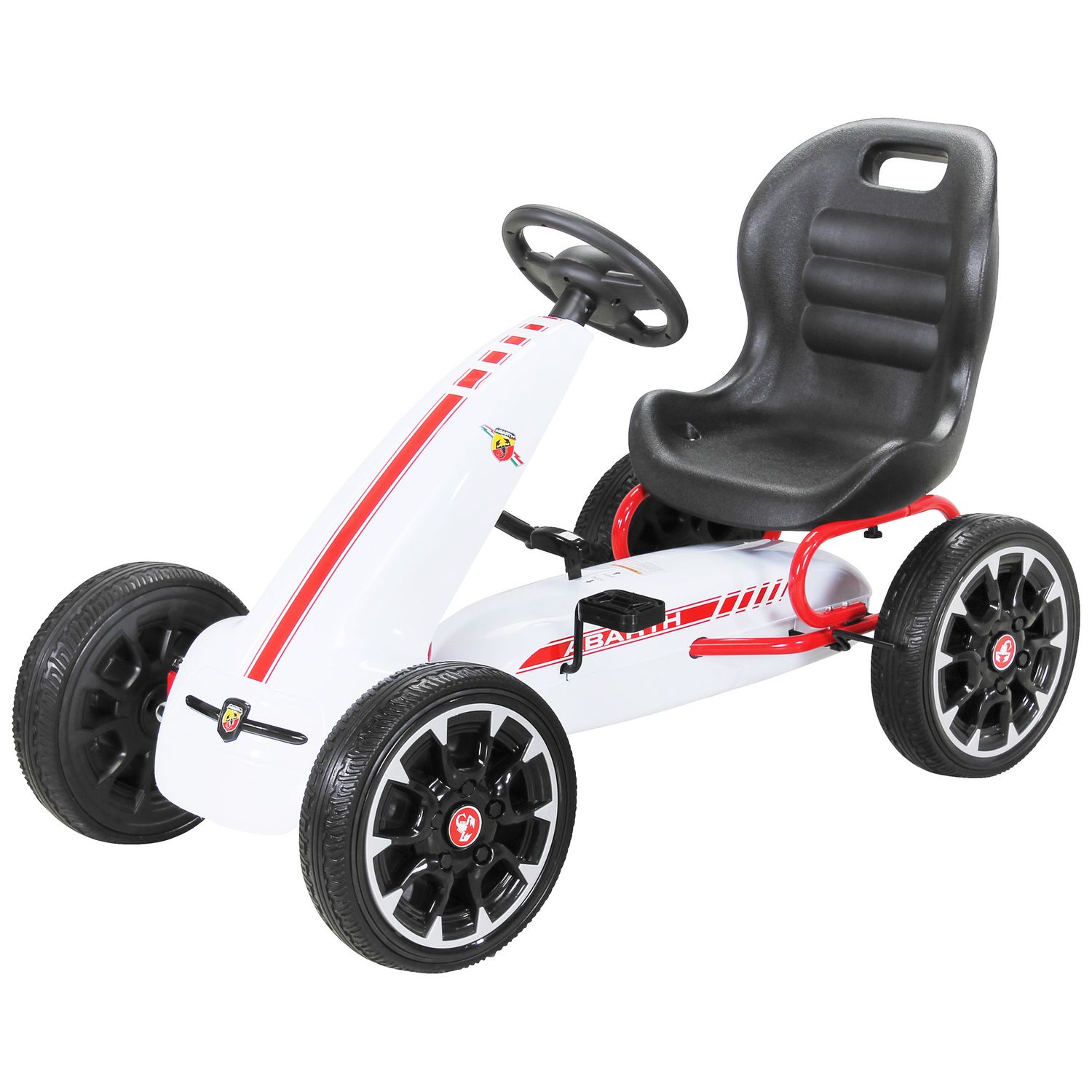Otroški GOKART na pedala - v BELI ali ČRNI barvi, Barva: Bela