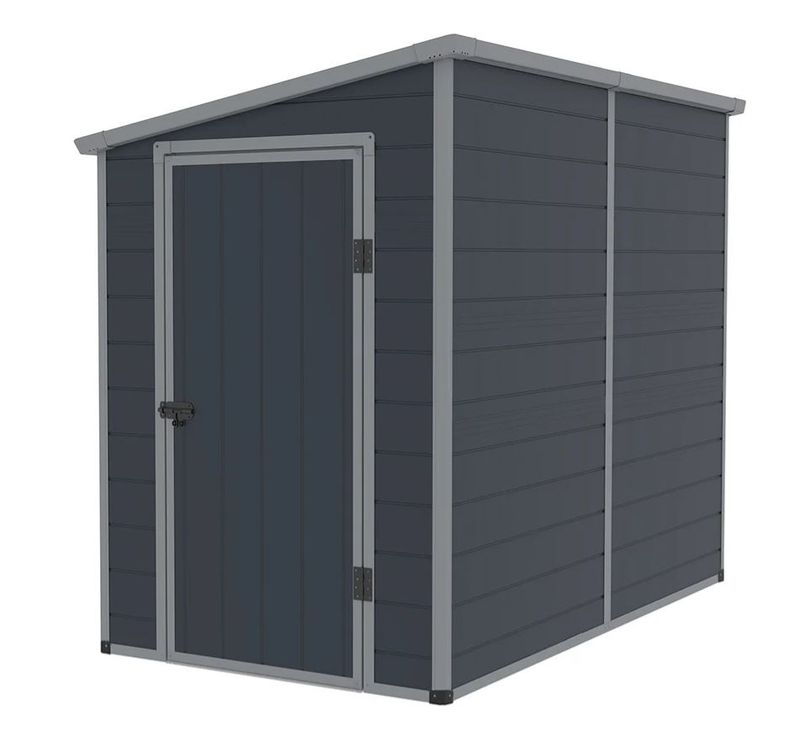 Plastična hiška-lopa-uta Hortus L 3,55 m² - 2,48m x 1,43m - ANTRACIT