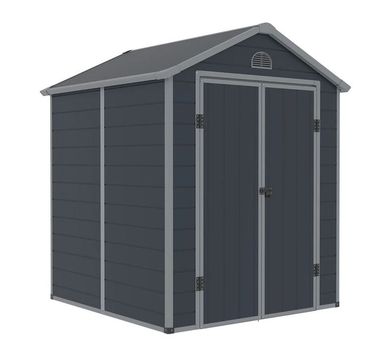 Plastična hiška-lopa-uta Universo XL 3,65 m² - 1,90m x 1,92m - ANTRACIT