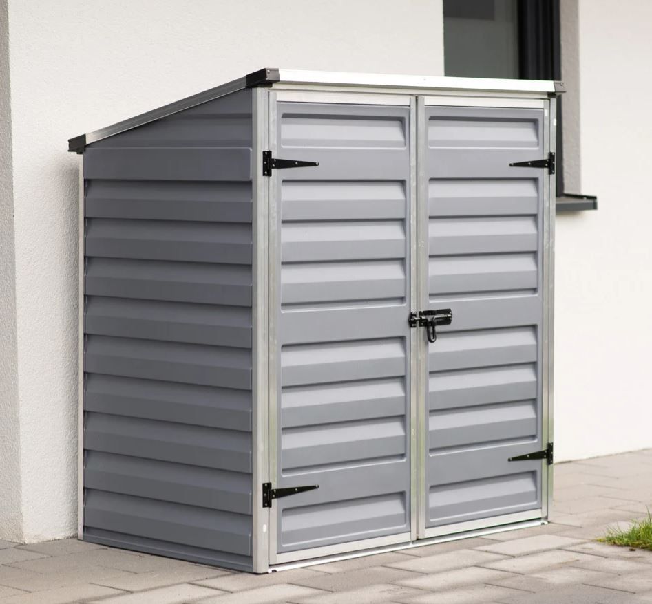 Aluminijasta vrtna omara - 90 x 139 x 147 cm