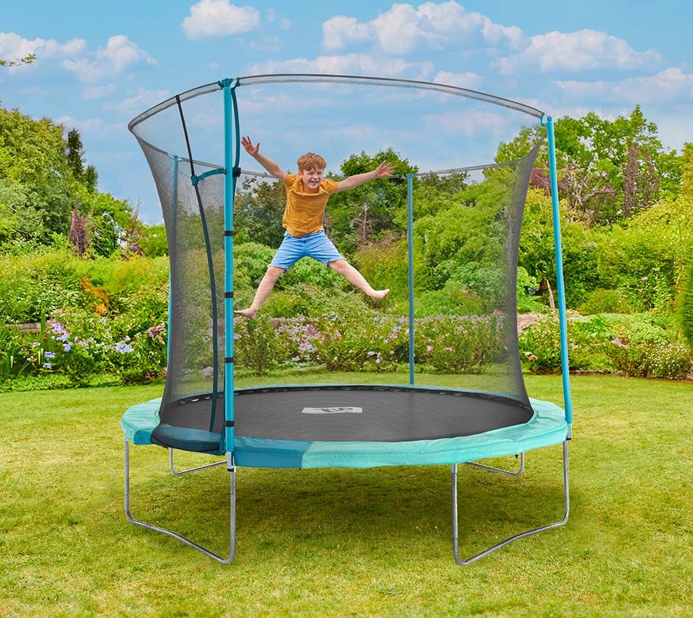 Trampolin z varnostno mrežo - Ø 305 cm