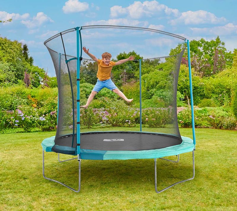 Trampolin z varnostno mrežo - Ø 305 cm