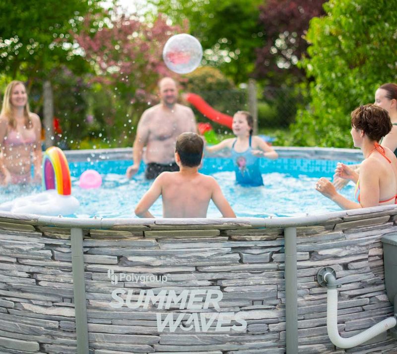 Bazen Summer Waves, Ø427 x 107 cm