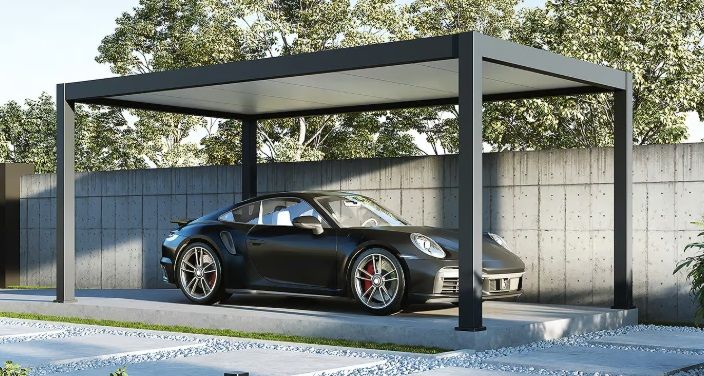 TOP ALU CARPORT – AVTO NADSTREŠEK š3m x d5,3m x v2,55m