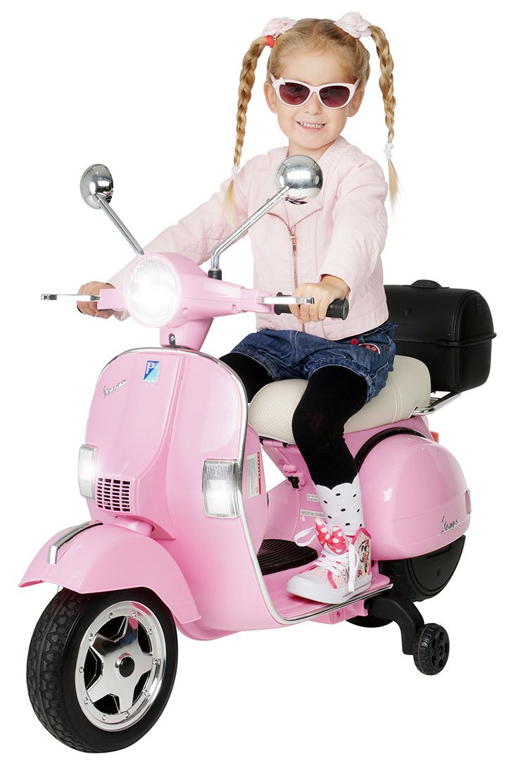 Otroški električni skuter Vespa, Barva: Roza