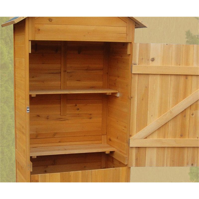 Lesena vrtna omara - 79 x 49 x 190 cm