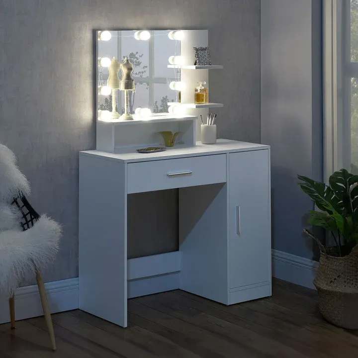 Toaletna mizica Zoey z LED osvetlitvijo