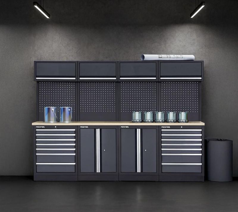 Omara za delavnico Apollo 16 - 272 x 46 cm