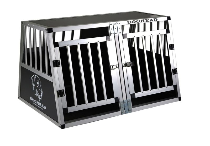 DVOJNI box - kletka za psa 90 x 65 x 55 cm