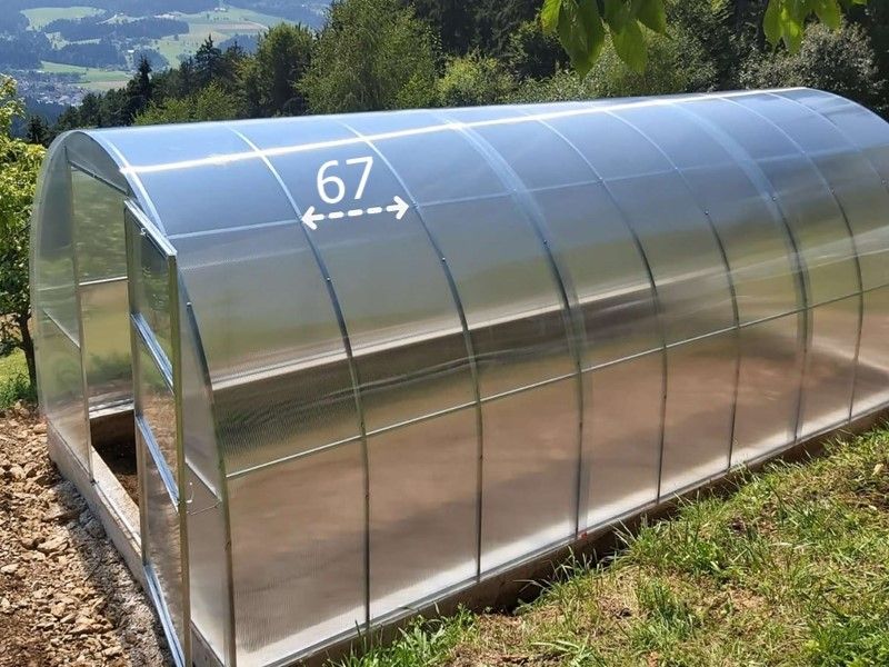 Rastlinjak VitaPlus širine 3m + 4/6 mm polikarbonat + dostava