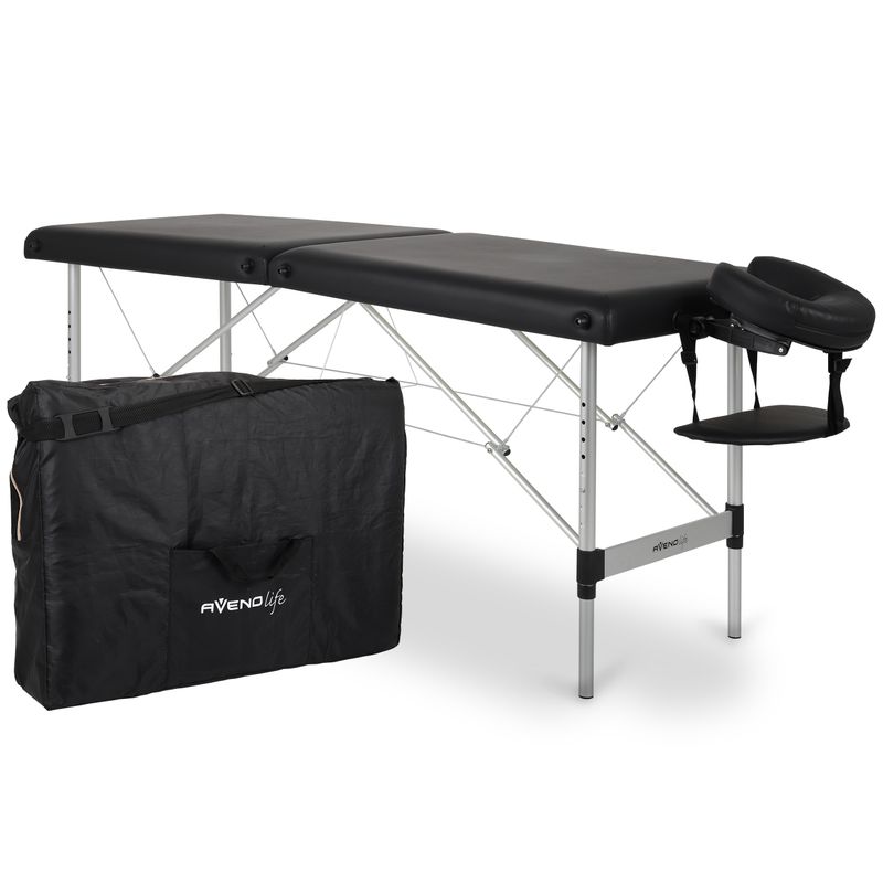 Prenosna masažna miza Nina Comfy Base K515, črna