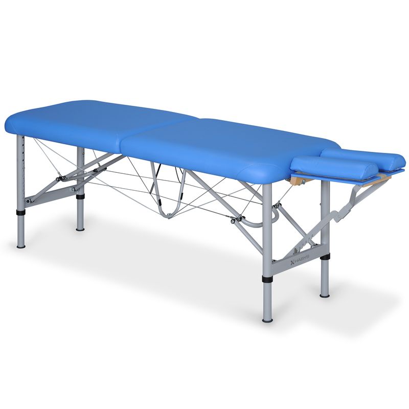 Masažna miza Chiro Ultralux 19 Alu Vinyl Flex K023, modra