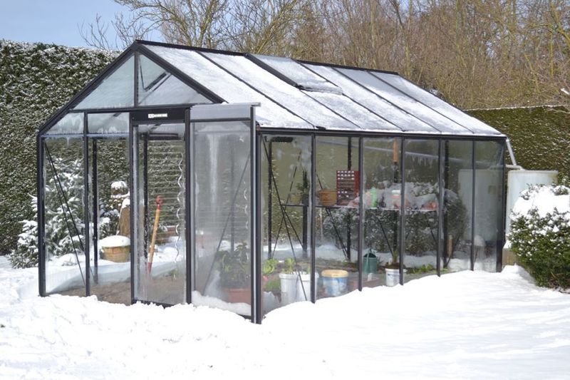 Stekleni rastlinjak ACD R306 - 3,06 x 4,45m - Blackline