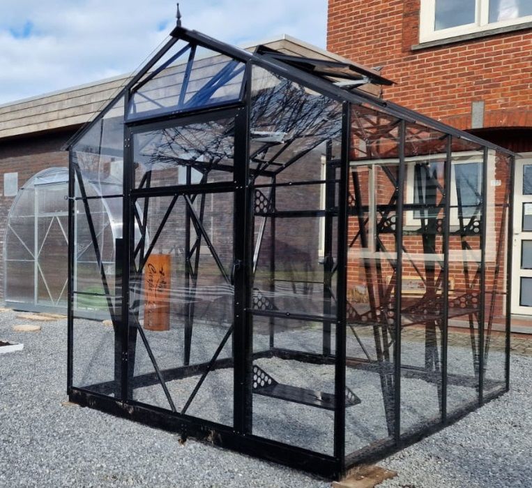 Stekleni rastlinjak EcoSlider 2,0m širine – 4 mm varnostno steklo