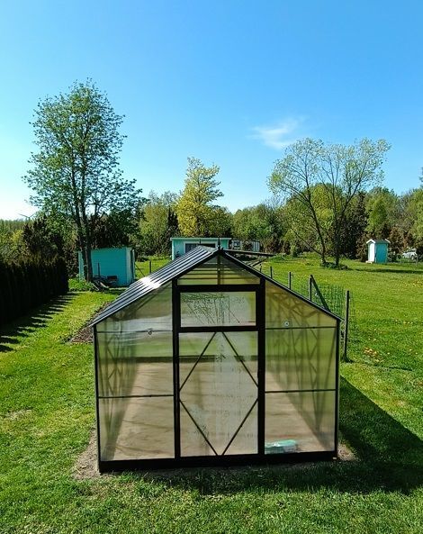 Rastlinjak | 6 mm polikarbonat | EcoSlider Roof EHL 2,5 m