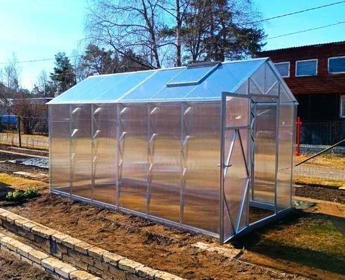 Rastlinjak | 6/8/10 mm polikarbonat | EcoSlider Roof EH 2,0 m