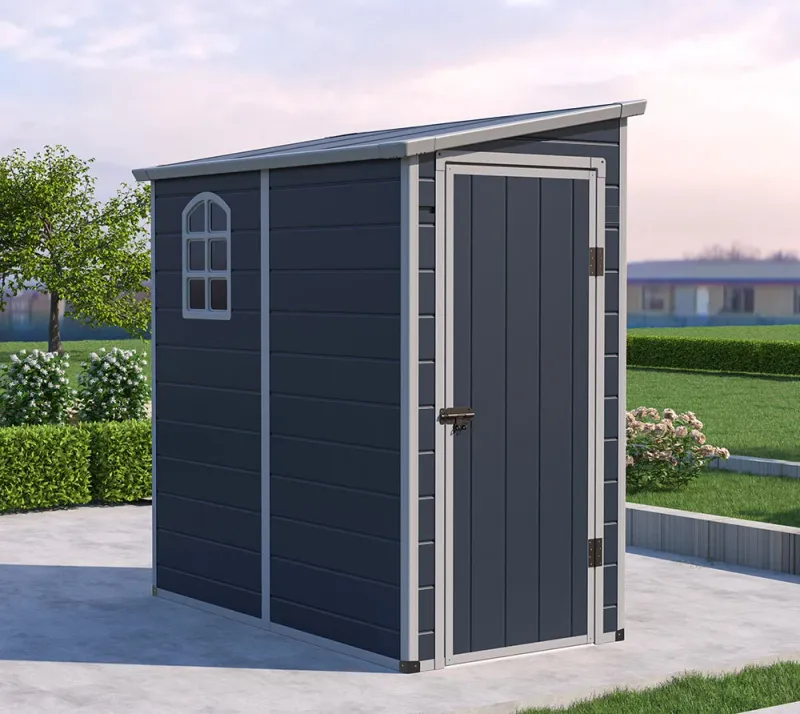 Plastična hiška-lopa-uta Hortus M 2,12 m² - 1,11m x 1,91m - ANTRACIT