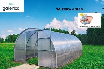 Rastlinjak POLIKARBONAT made in Swiss - GALERICA GOLEM