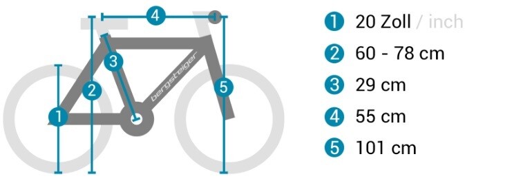 Bergsteiger BMX kolo Tokyo 20″