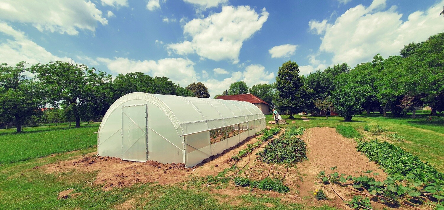 TOP Rastlinjak PROFI širine 4,5 m Z BOČNIM ODPIRANJEM