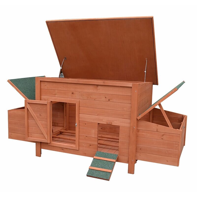 XXL kokošnjak iz lesa 179 x 80 x 75 cm