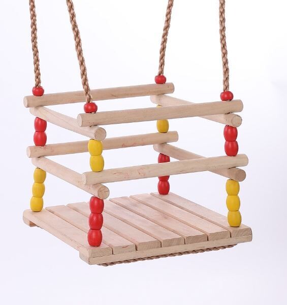 Lesena gugalnica s perlami - nosilnost 60 kg