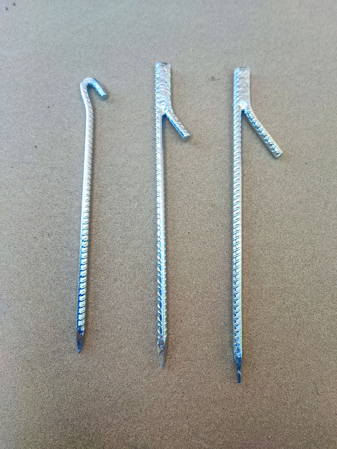 Jekleni klini - različne oblike