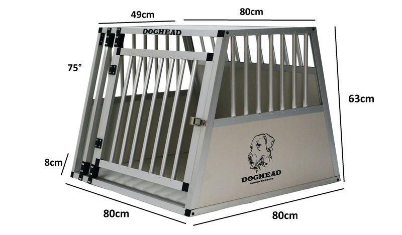 Box - Kletka za psa 80 x 80 x 63 cm - COMFORT Line