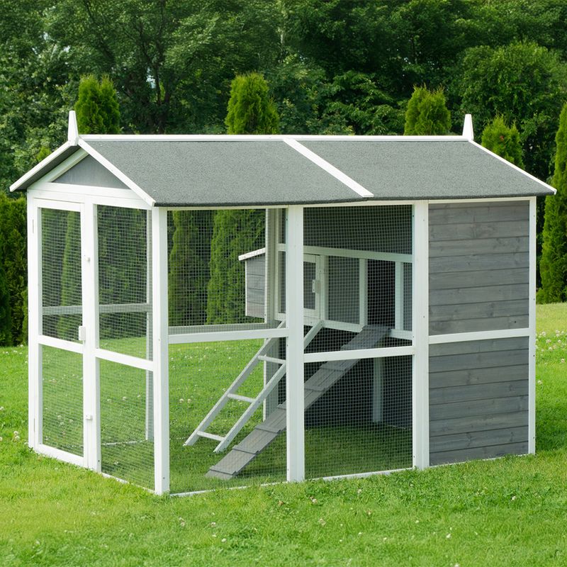 Kokošnjak - 185,5 x 146 x 147 cm - v RJAVI ali SIVI barvi