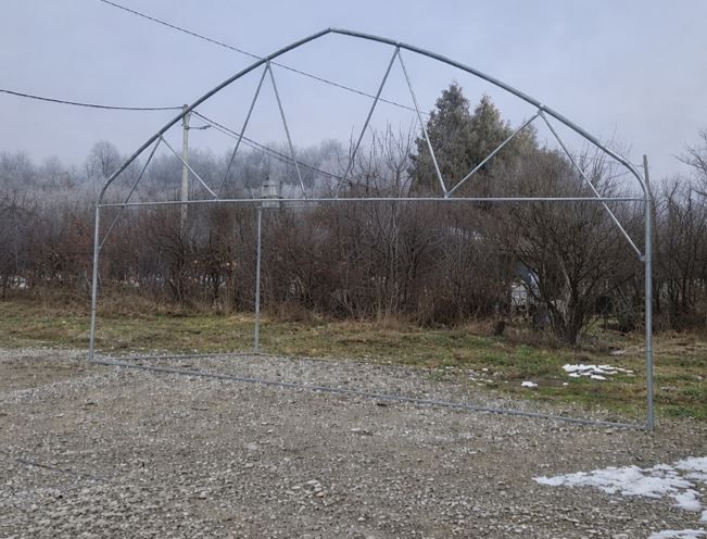 Rastlinjak TOP PROFI širine 8 m - dolžina rastlinjaka do 60 m PO ŽELJI + VSE OJAČITVE