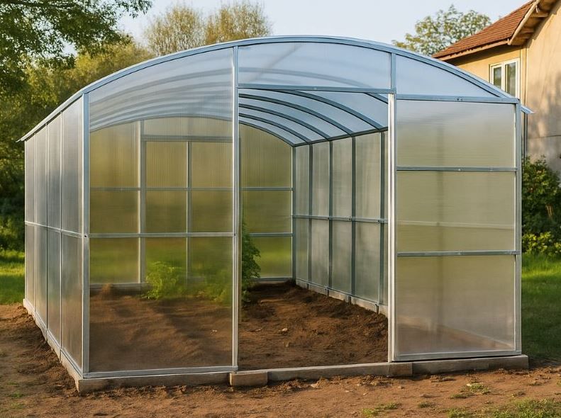 Rastlinjak GARDEN širine 3m + 4/6 mm polikarbonat + dostava