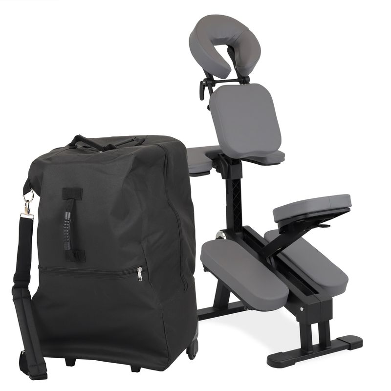 Masažni stol Vital Soft Touch K622, temno siv